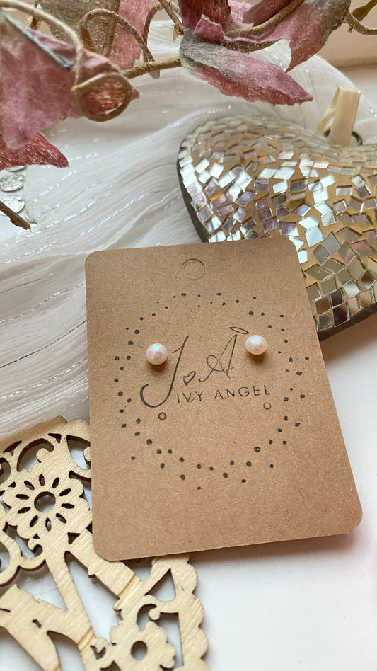 Freshwater Pearl Stud Earrings