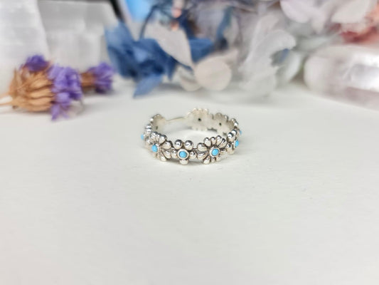 Daisy Ring Turquoise
