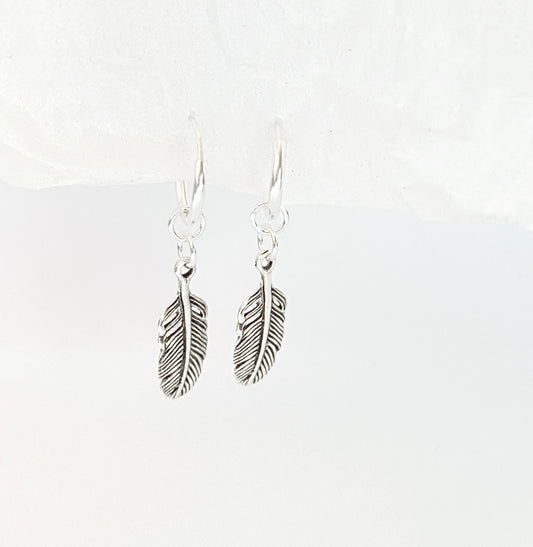 Feather Hook Earrings