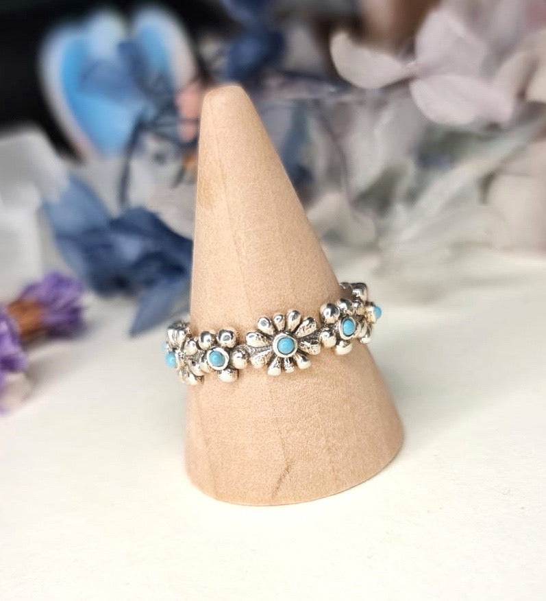Daisy Ring Turquoise