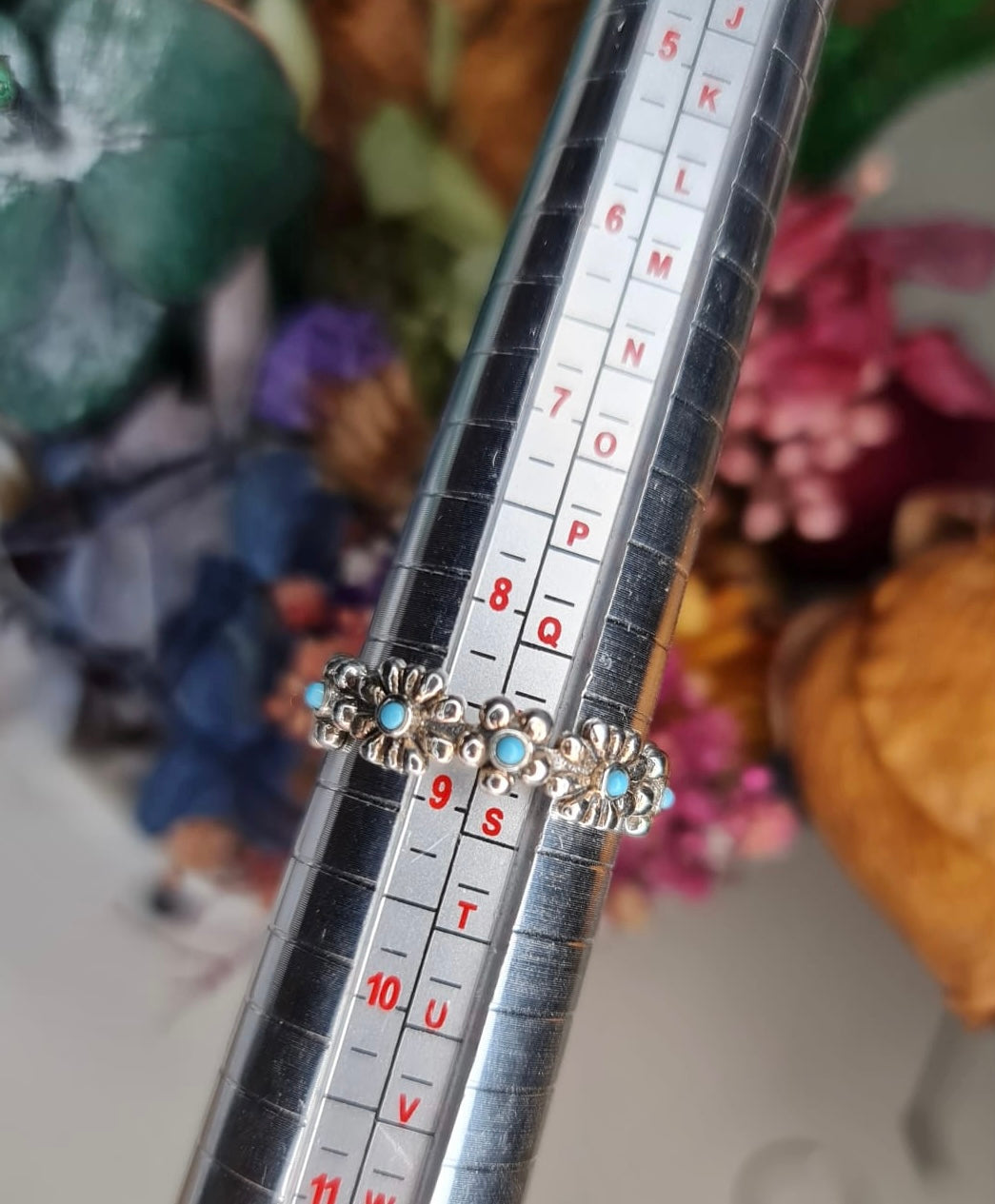 Daisy Ring Turquoise