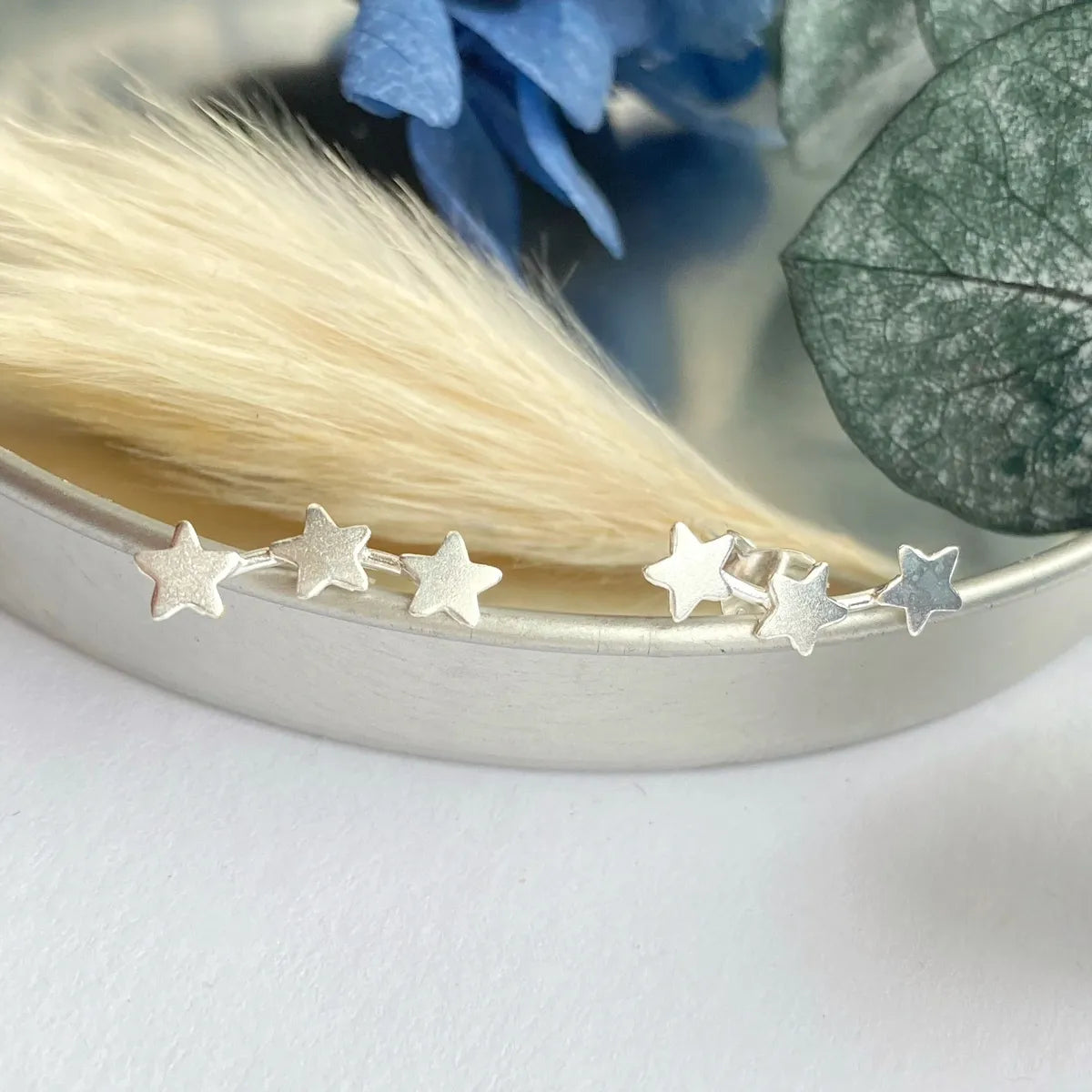 Triple Star Stud Earrings
