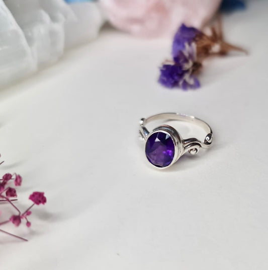 Amethyst Sterling Silver Ring