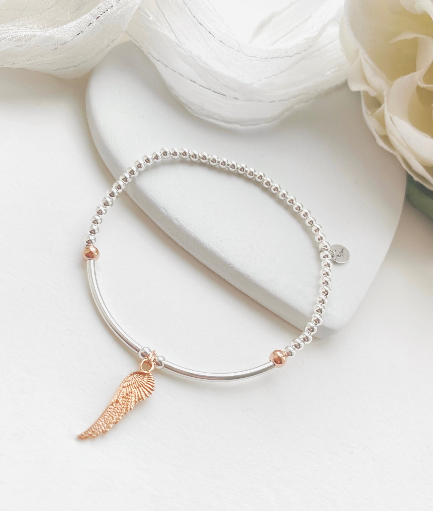 Angel Wing Bracelet- Rose Gold