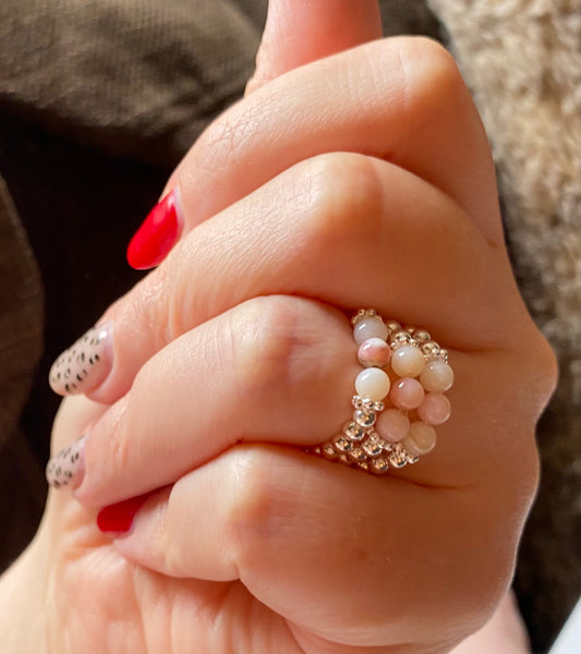 Pink Opal Ring