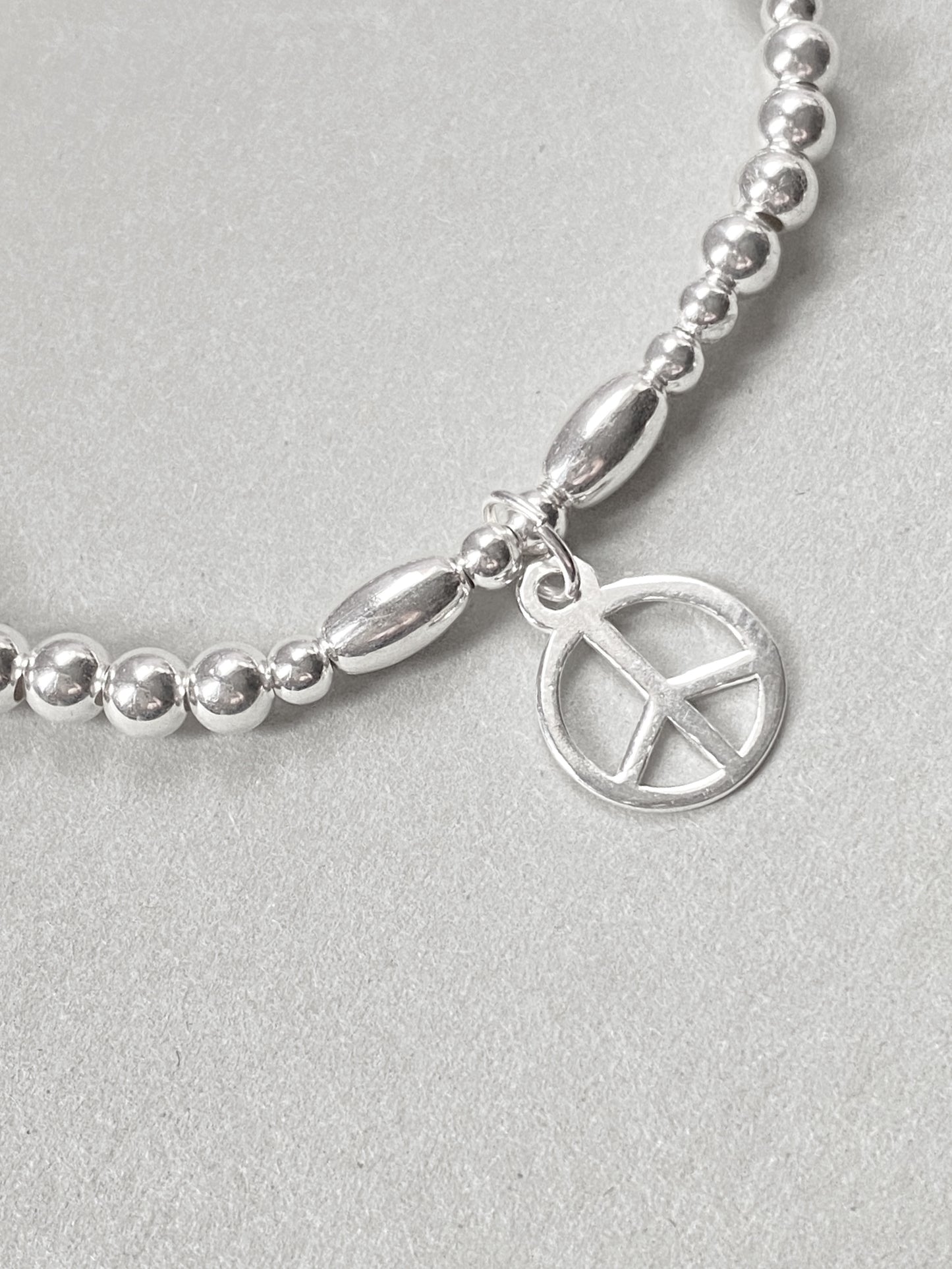 Peace Charm Bracelet