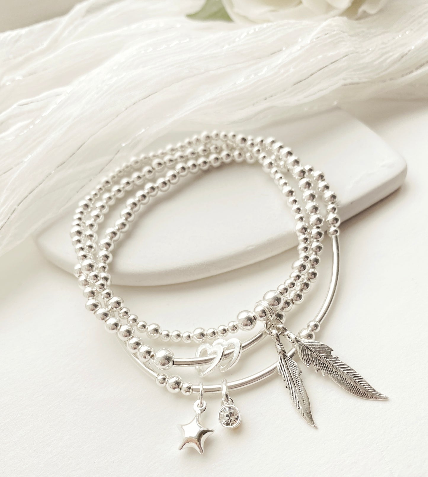Silver Star Bracelet