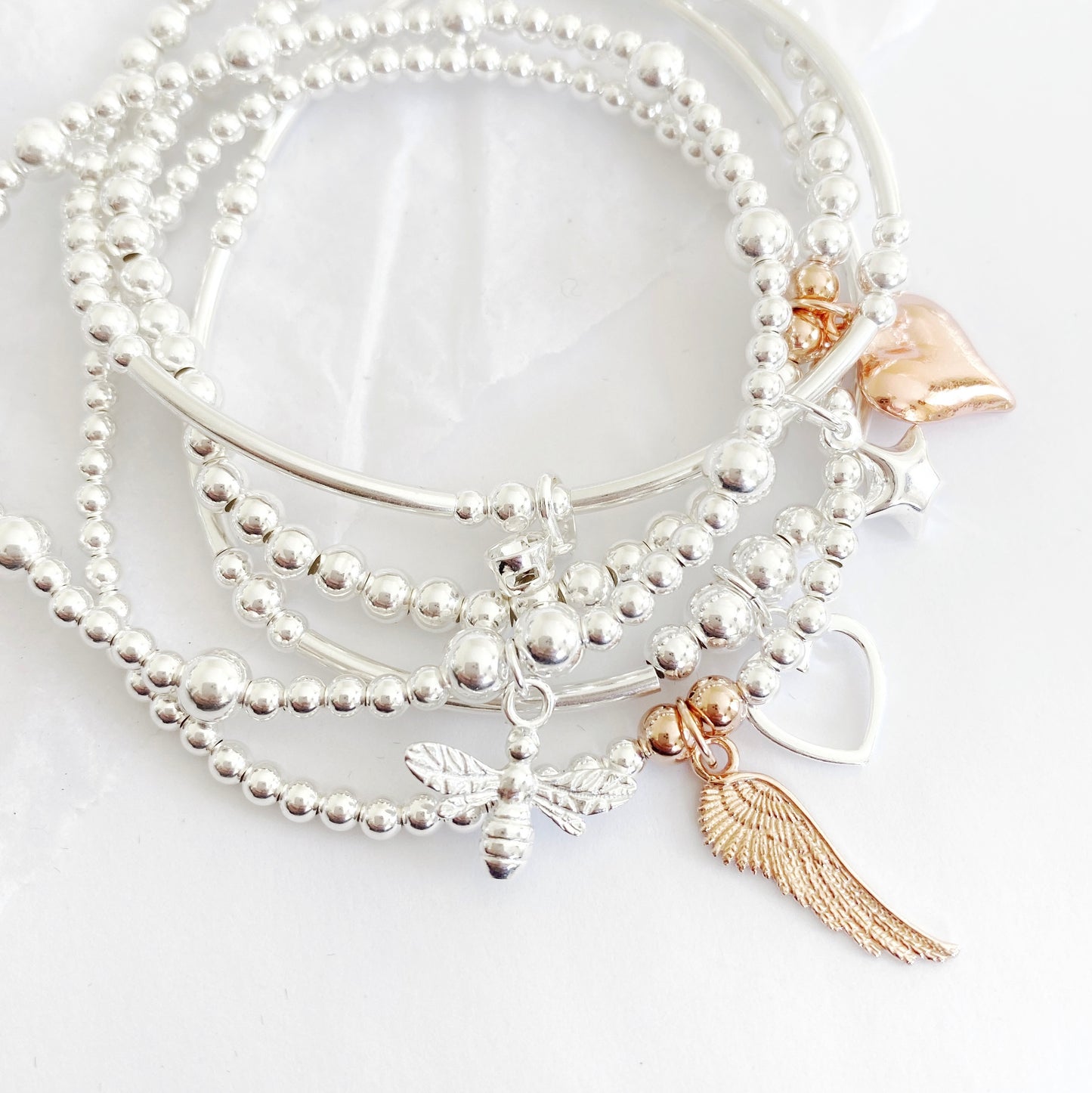 Angel Wing Bracelet- Rose Gold