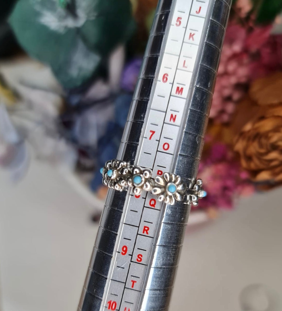 Daisy Ring Turquoise