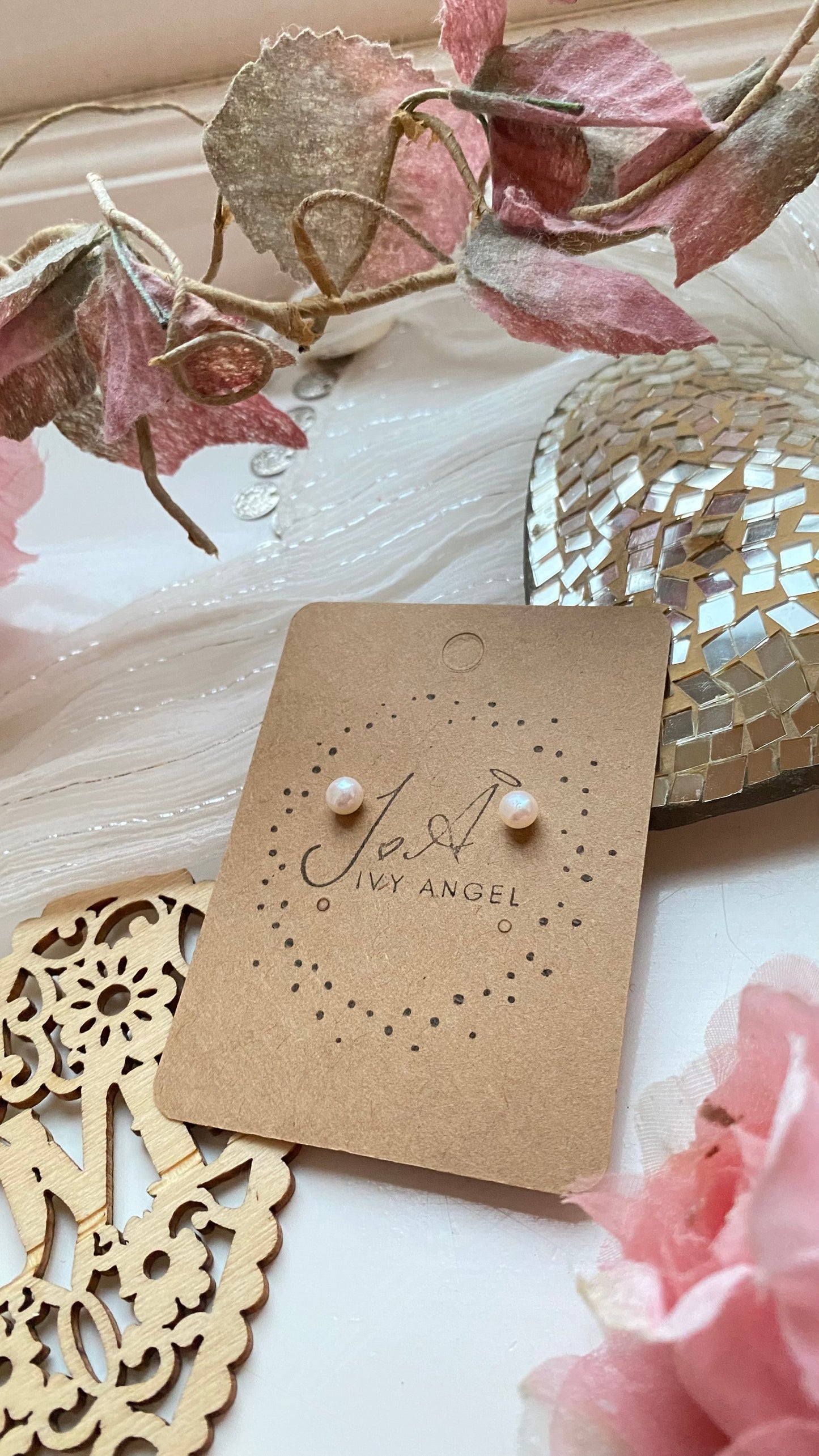 Freshwater Pearl Stud Earrings