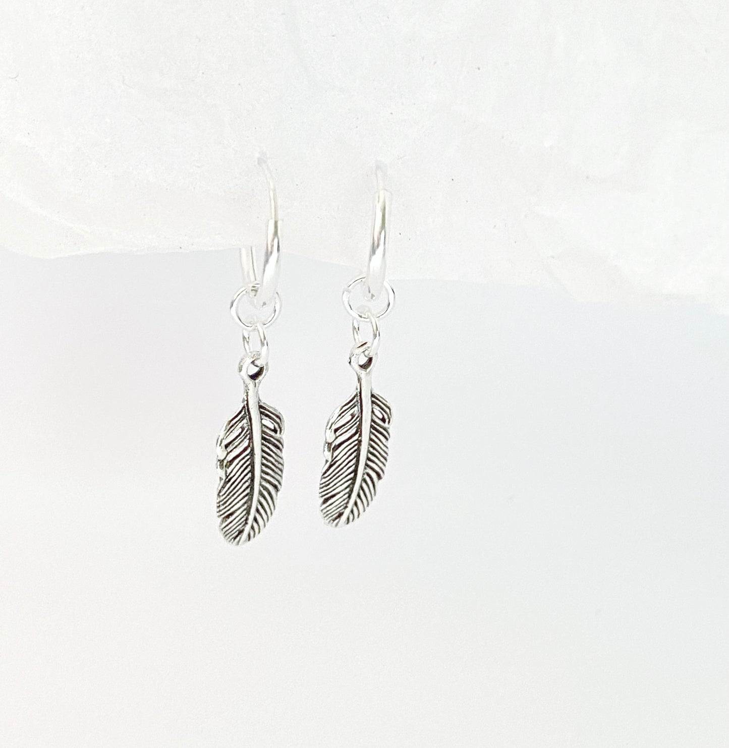 Feather Hook Earrings