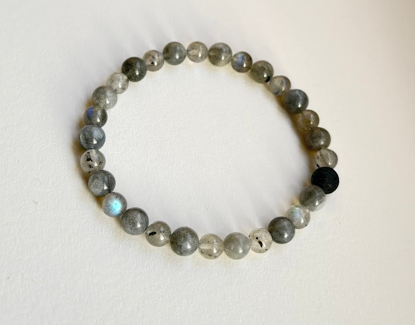 Labradorite Bead Bracelet