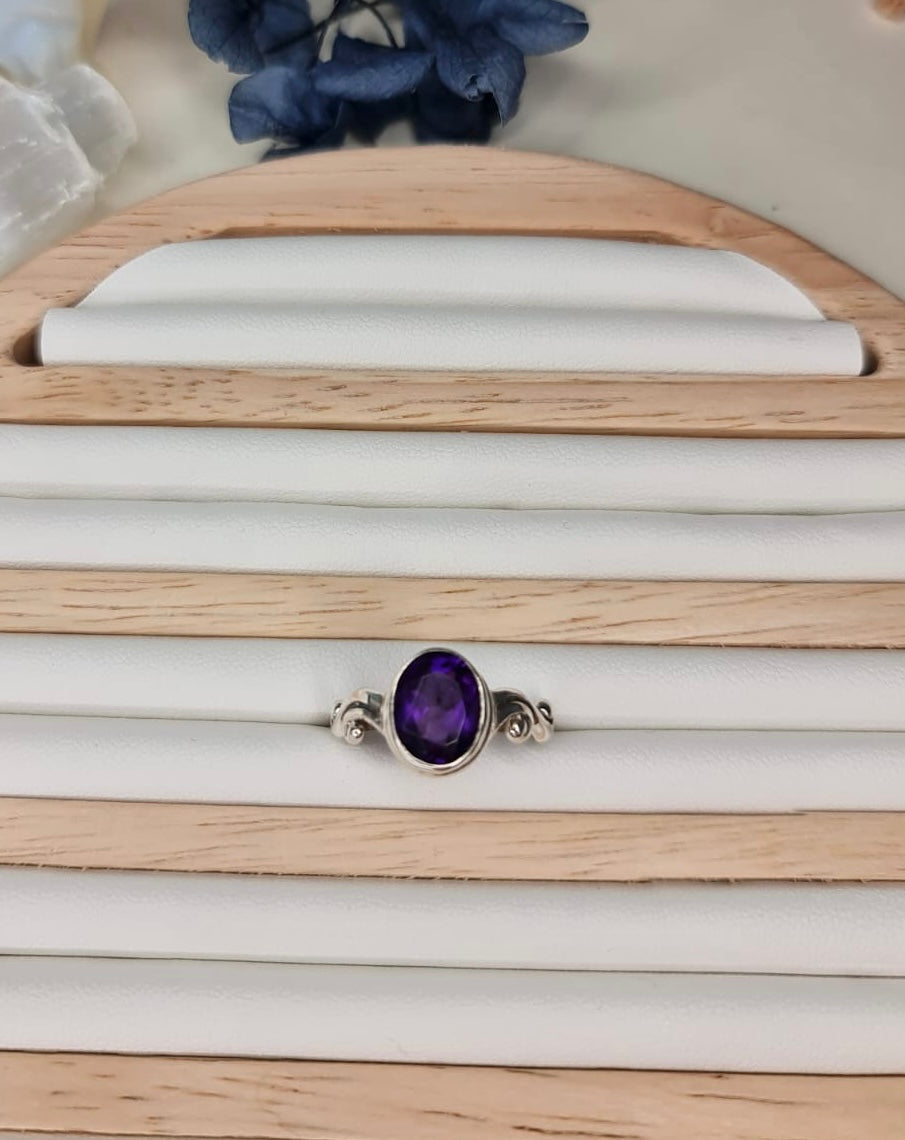 Amethyst Sterling Silver Ring