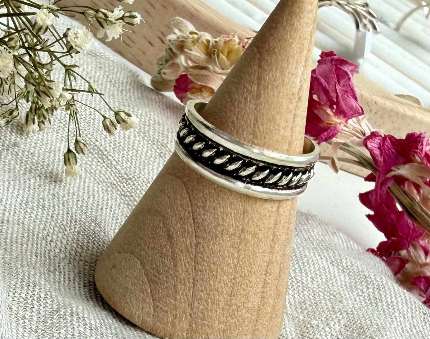 Rope band 925 toe ring