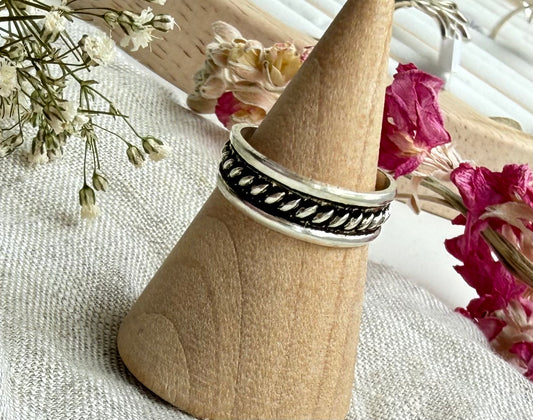 Rope band 925 toe ring