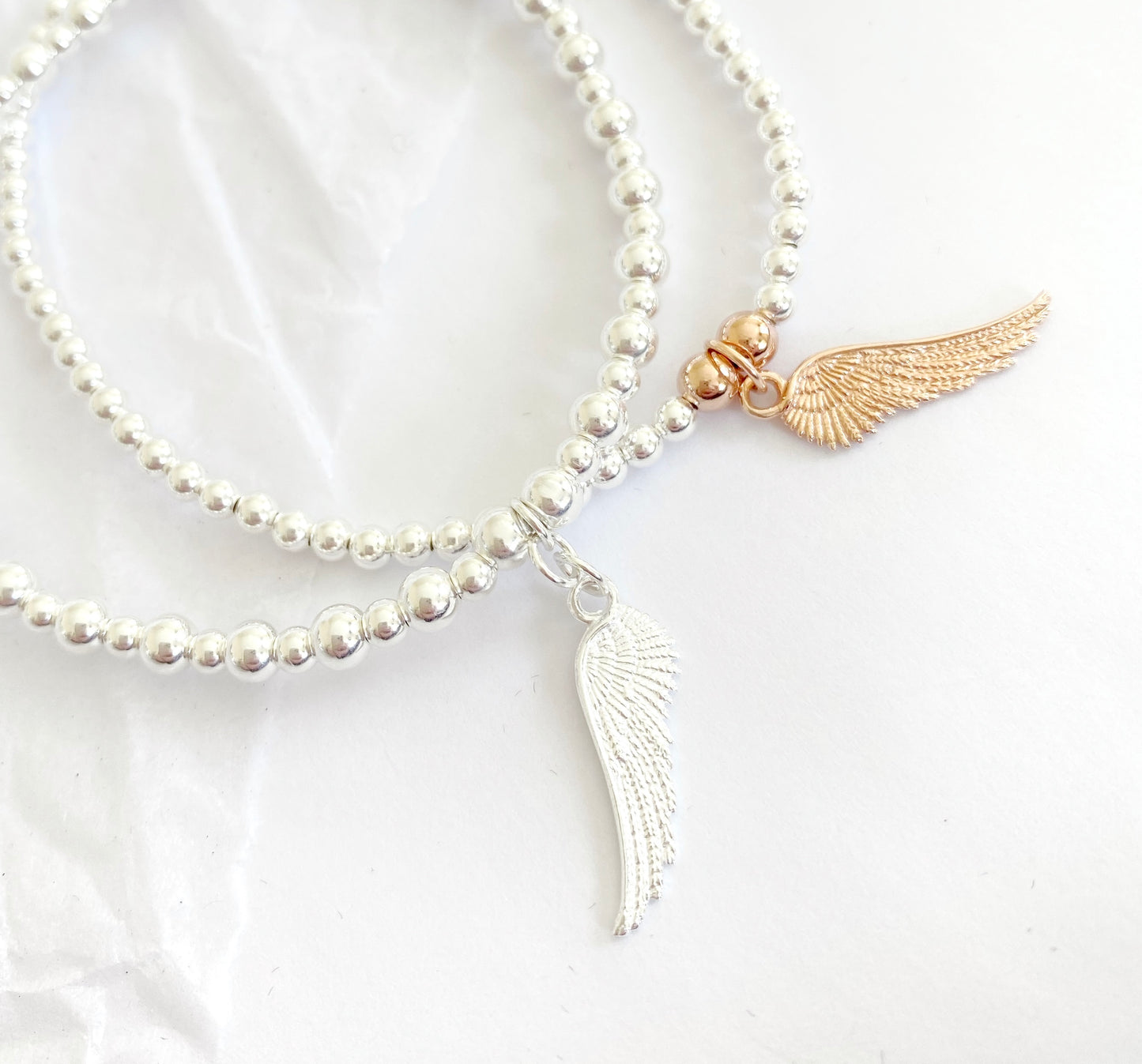 Angel Wing Bracelet- Rose Gold